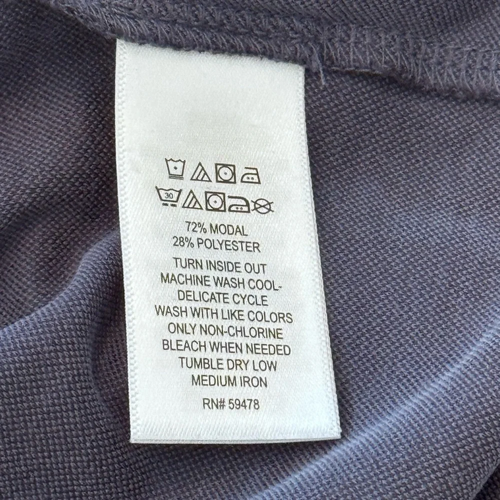 Tahari Short Sleeve Shift Blue Dress - Picture 4 of 5